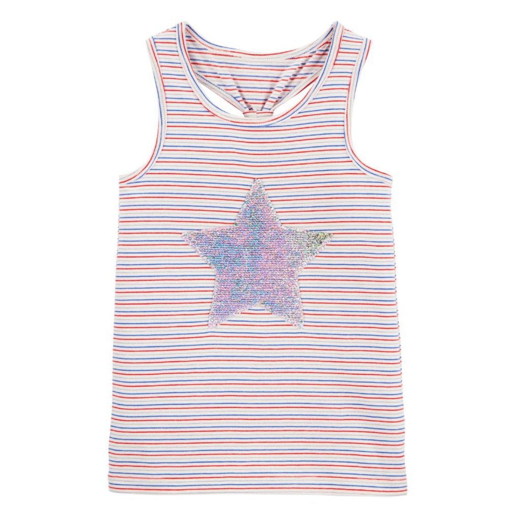 Glitter Tie-Sleeveless Tank Top for Girls Old Navy